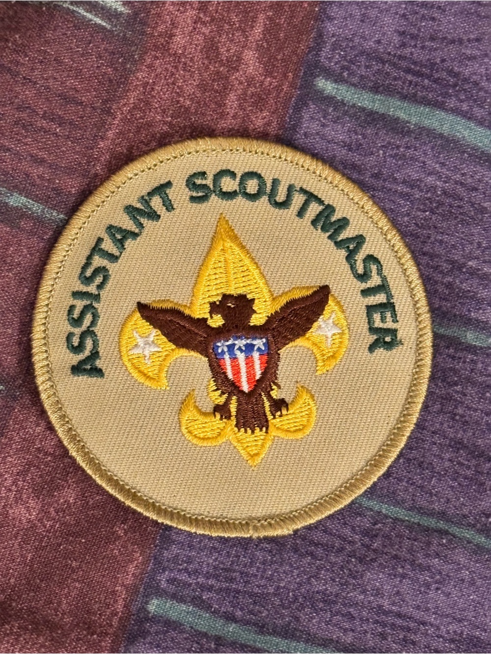 BSA Assistant Scoutmaster Embroidered Patch - Current